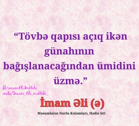14 tərbiyəvi hədis