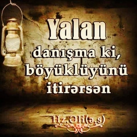 Yalan haqqında hədislər
