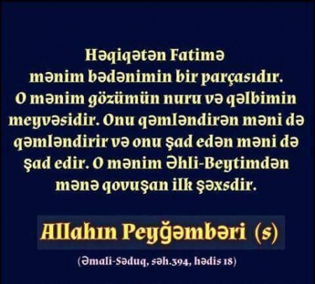 Həzrət Zəhra (s.ə) evinin 6 xüsusiyyəti.