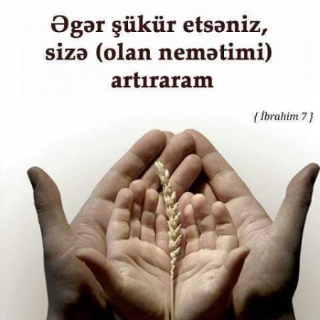 İxlasın 6 mərtəbəsi: şükür edənlərdən ariflərədək.