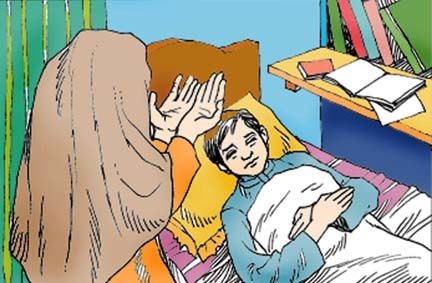 Xəstənin şəfa tapması üçün dua.
